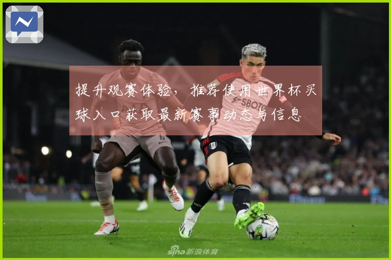提升观赛体验，推荐使用世界杯买球入口获取最新赛事动态与信息